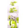 Spremiagrumi Centrifuga Manuale a manovella spremi agrumi per frutta e verdura - Bianco e Verde