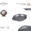 Forma stampo da forno tortiera in acciaio anti aderente teglia 24.5cm pastiera