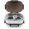 Portavivande Ermetico 1.7l Contenitore Inox Contenitore Porta Pranz...