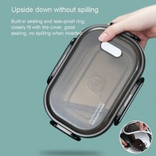 Portavivande Ermetico 1.7l Contenitore Inox Contenitore Porta Pranzo portatile