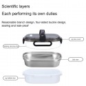 Portavivande Ermetico 1.7l Contenitore Inox Contenitore Porta Pranzo portatile