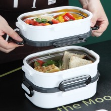 Portavivande Ermetico 1.7l Contenitore Inox Contenitore Porta Pranzo portatile
