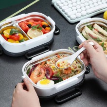 Portavivande Ermetico 1.7l Contenitore Inox Contenitore Porta Pranzo portatile