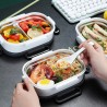 Portavivande Ermetico 1.7l Contenitore Inox Contenitore Porta Pranz...