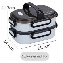 Portavivande Ermetico 1.7l Contenitore Inox Contenitore Porta Pranzo portatile