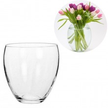 Vaso In Vetro Trasparente per fiori piante vasi decorativi elegante due misure