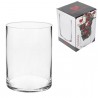 Vaso Cilindro In Vetro Trasparente 16x12 Cm per fiori piante decora...
