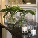 Vaso Cilindro In Vetro Trasparente 16x12 Cm per fiori piante decorativo casa