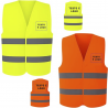 Printolo Gilet sicurezza personalizzato uomo donna riflettente alta...