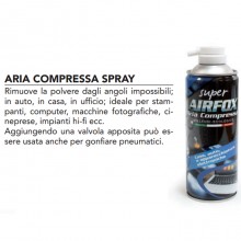 Aria compressa spray bomboletta 400 ml bombola per pulizia pc pulire tastiera hq