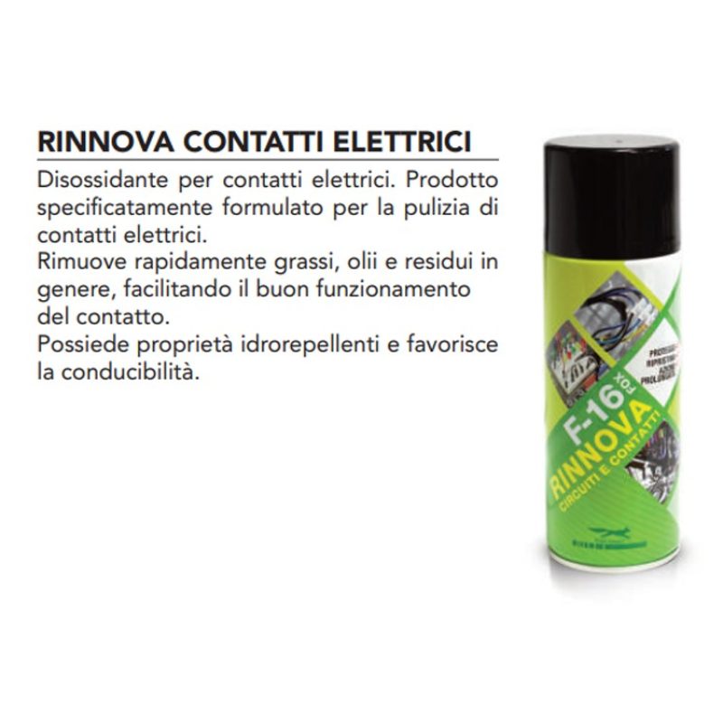 Fox Italy Disossidante Spray per Contatti Elettrici ML 400 Pulitore...
