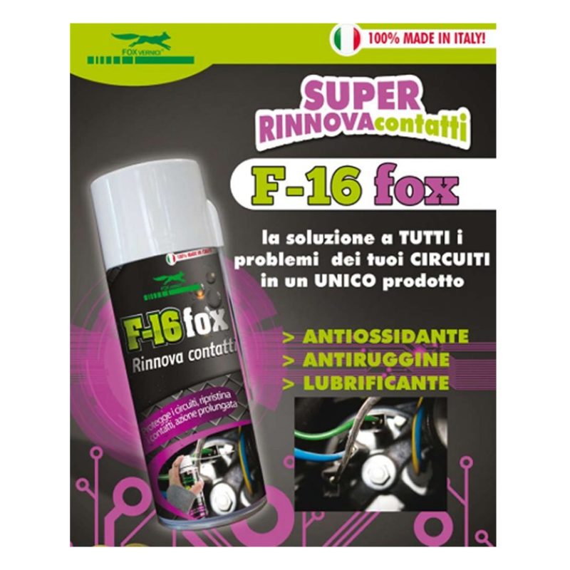 Fox Italy Disossidante Spray per Contatti Elettrici ML 400 Pulitore...