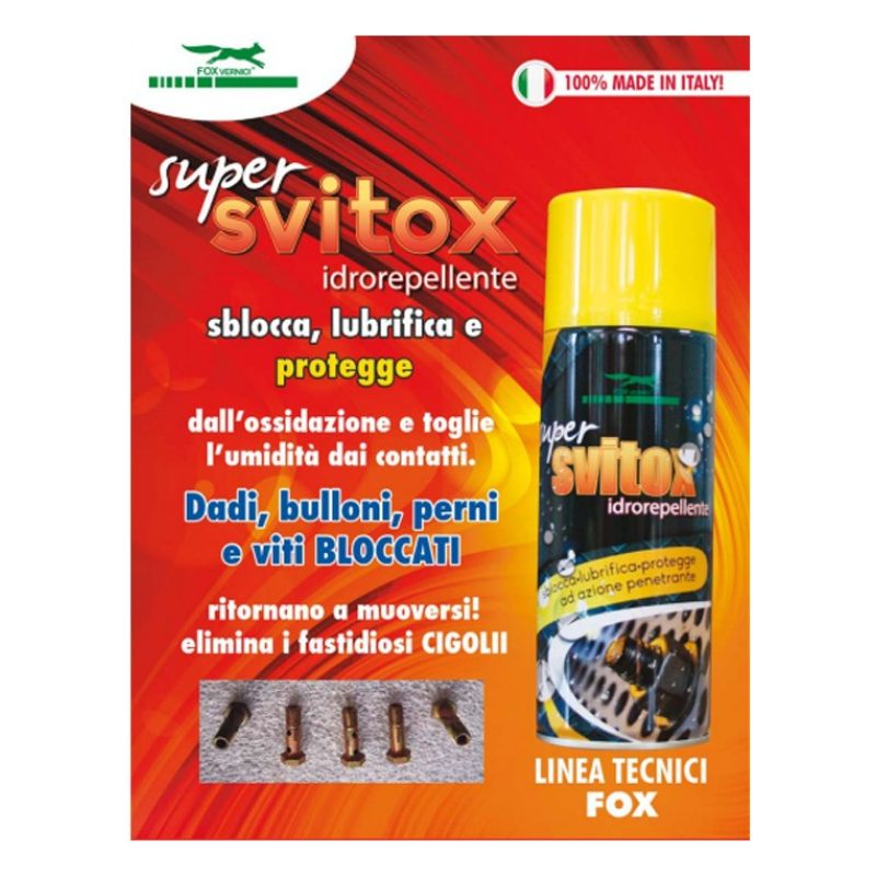 Fox Italy Spray SVITOX Q5 400ml multiuso lubrificante sbloccante id...