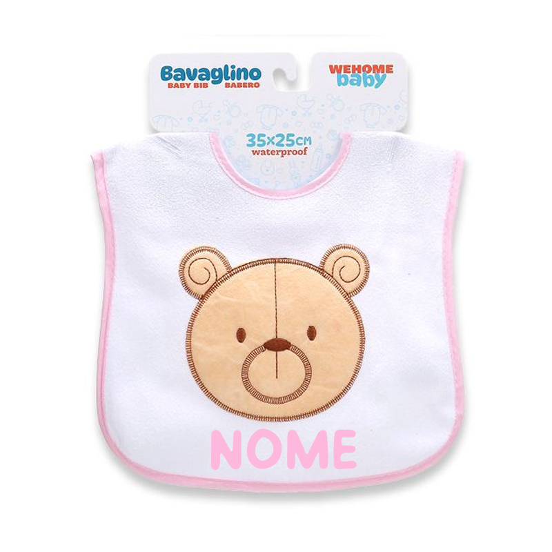 Printolo Bavaglino Personalizzato per Neonati con Nome, Stampa DTF,...