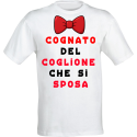 Maglietta UomoT-Shirt Personalizzata con Stampa Frontale Divertente, per Addio al Celibato,Idea Regalo Matrimonio