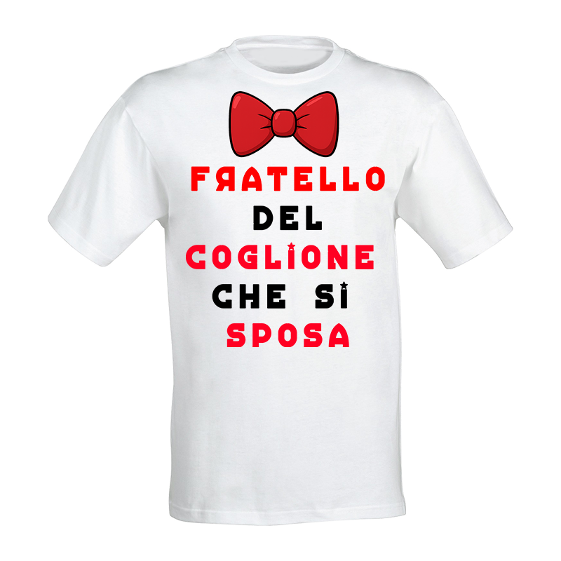 Printolo Maglietta UomoT-Shirt Personalizzata con Stampa Frontale D...