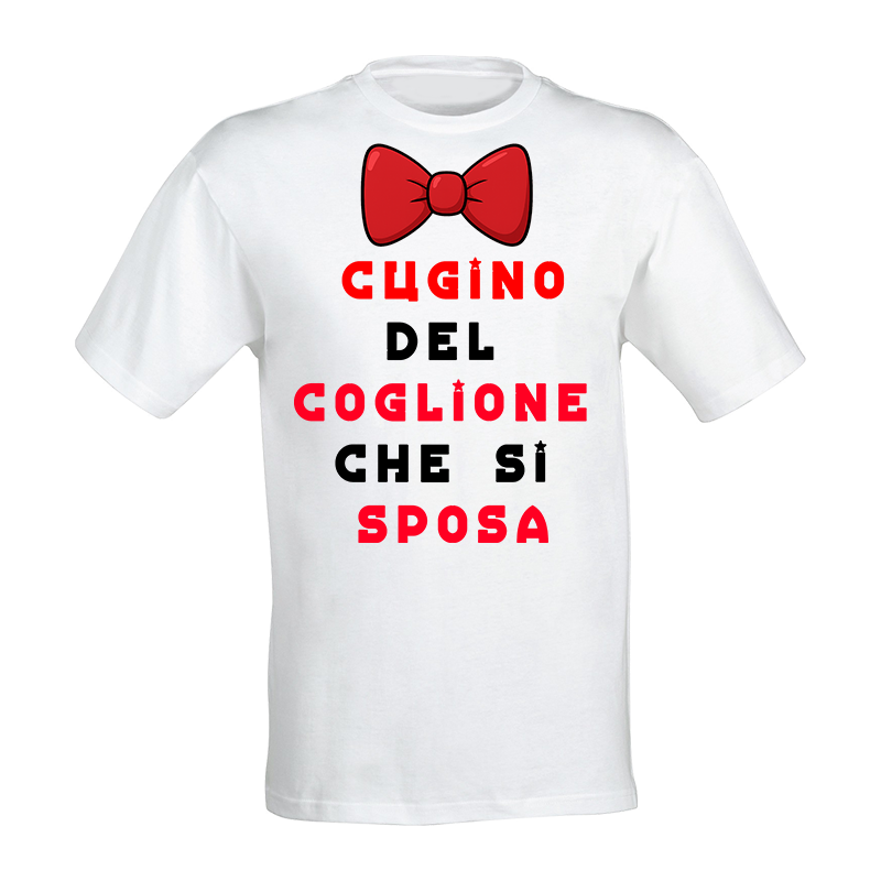 Printolo Maglietta UomoT-Shirt Personalizzata con Stampa Frontale D...