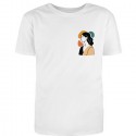 Maglietta Personalizzata,T-Shirt da Personalizzare con Stampa sul cuore,con Foto Loghi e Scritte