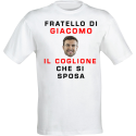 Maglietta Uomo,T-Shirt Personalizzata con foto e nome Frontale Divertente, per Addio al Celibato,Idea Regalo Matrimonio