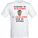 Maglietta Uomo,T-Shirt Personalizzata con foto e nome Frontale Divertente, per Addio al Celibato,Idea Regalo Matrimonio