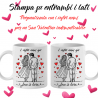 Printolo Tazza in ceramica bianca Personalizzabili con nomi testo, ...