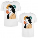 Maglietta Personalizzata,T-Shirt da Personalizzare con Stampa Fronte Retro, personalizza con Foto Loghi e Scritte