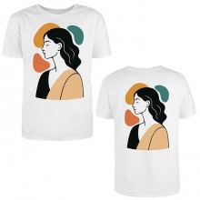 Maglietta Personalizzata,T-Shirt da Personalizzare con Stampa Fronte Retro, personalizza con Foto Loghi e Scritte