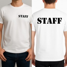 Maglietta Personalizzata,T-Shirt da Personalizzare con Stampa sul cuore e retro,con Foto Loghi e Scritte