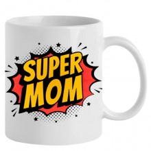 Tazza mamma personalizzata con scritta ironica in ceramica bianca lavabile in lavastoviglie idea regalo originale