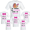 Maglietta Donna T-Shirt Personalizzata con Stampa Divertente, per Addio al Nubilato Idea Regalo Matrimonio Sposa