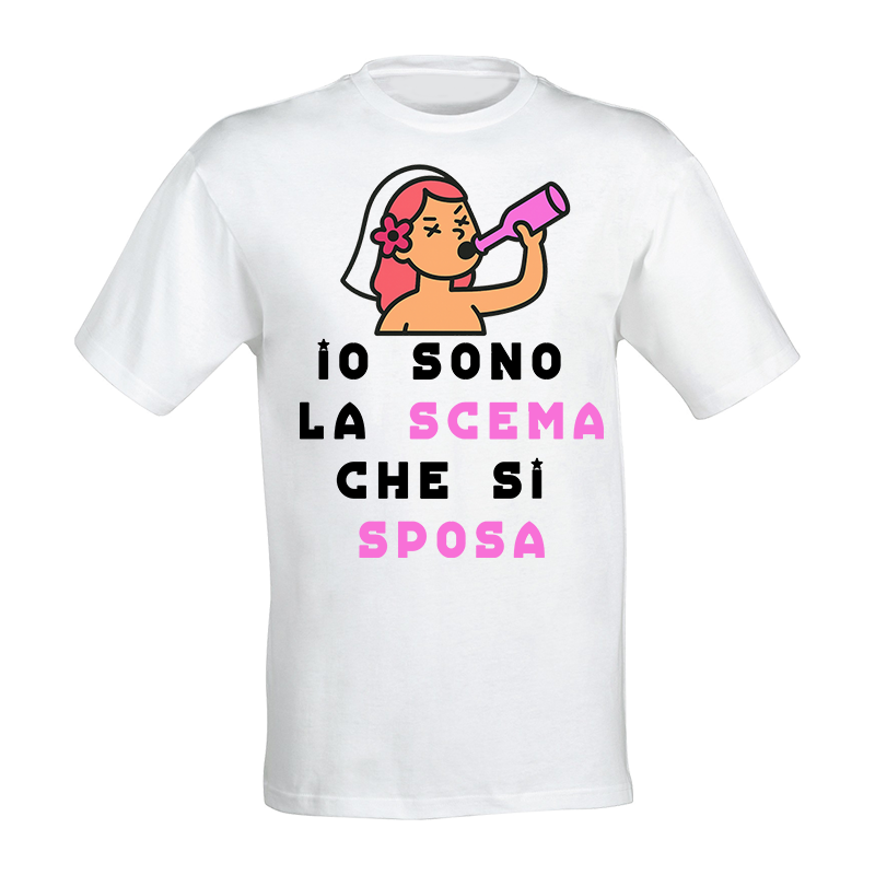 Printolo Maglietta Donna T-Shirt Personalizzata con Stampa Diverten...