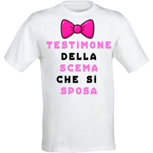 Maglietta Donna T-Shirt Personalizzata con Stampa Divertente, per Addio al Nubilato Idea Regalo Matrimonio Sposa