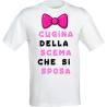 Printolo Maglietta Donna T-Shirt Personalizzata con Stampa Diverten...