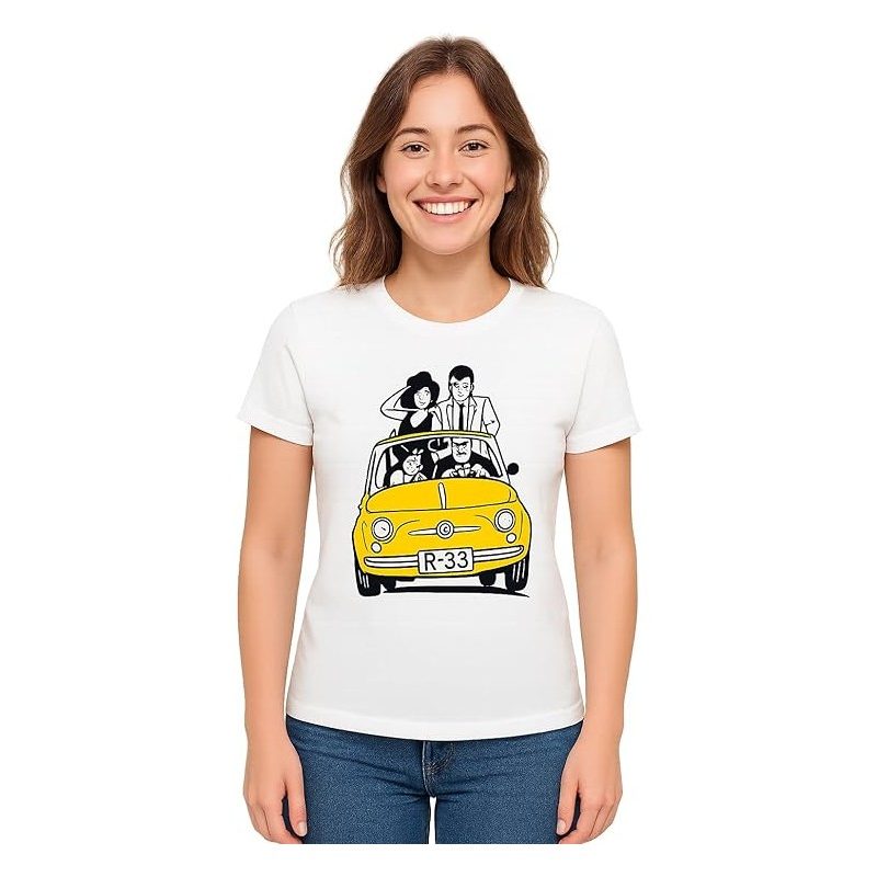 Printolo Maglietta Lupin Vintage Cartone Animato Giapponese 500 T-S...