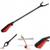 Bastone con pinza prolunga braccio 80 cm recupera oggetti asta prensile a leva