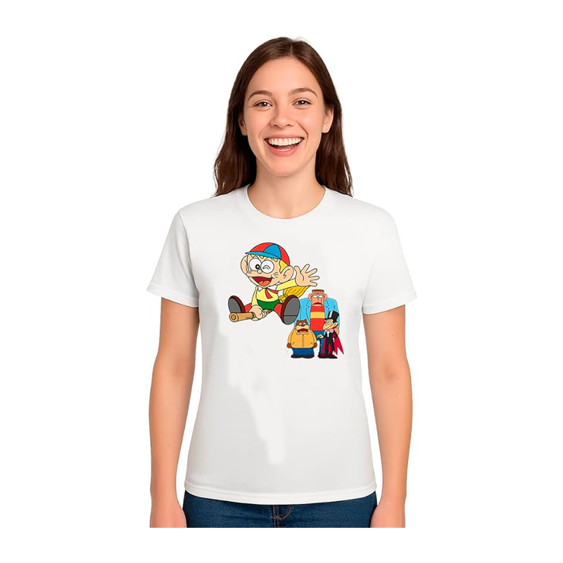 Printolo Maglietta T-Shirt Cartoni Animati Vintage, Carletto Princi...