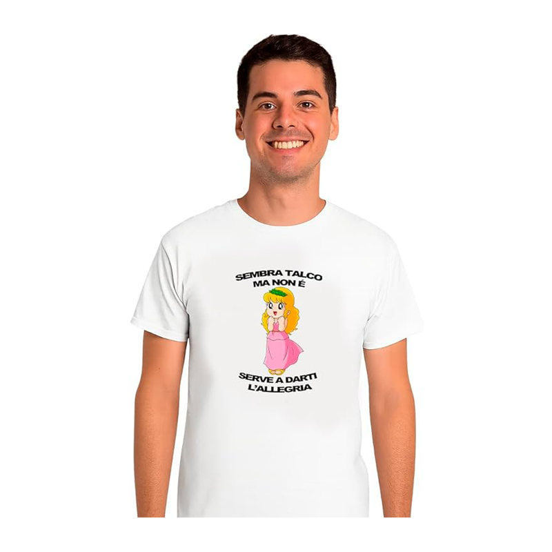 Printolo Maglietta T-Shirt Cartoni Animati Vintage, Pollon Sembra T...