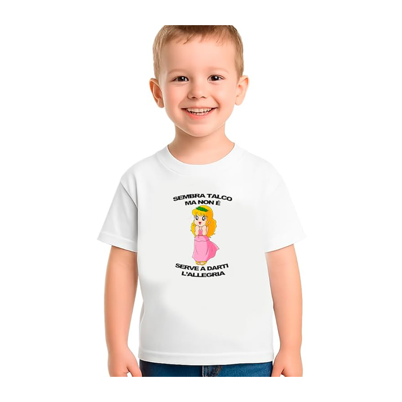 Printolo Maglietta T-Shirt Cartoni Animati Vintage, Pollon Sembra T...