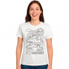 Printolo T-shirt da colorare Unicorni Magici per bambini con 12 pen...