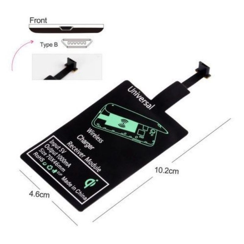 Carica batteria universale wireless ad induzione smartphone senza fili iPhone