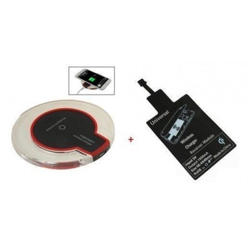 Carica batteria universale wireless ad induzione smartphone senza fili iPhone