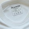 Printolo T-shirt STAFF personalizzabile in cotone bianco 100% con s...