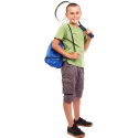 Zainetto sacca personalizzabile 33x42 cm in poliestere resistente e impermeabile, leggero, colorato e multiuso
