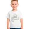Printolo T-shirt da colorare Gattini Felici per bambini con 12 penn...
