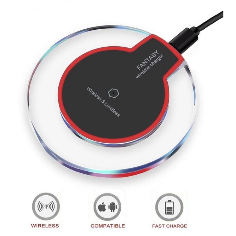 Carica batteria universale wireless ad induzione smartphone senza fili iPhone
