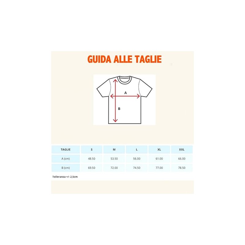 Printolo T-shirt uomo personalizzata maglia in cotone organico 100%...