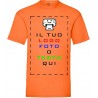 Printolo T-shirt uomo personalizzata maglia in cotone organico 100%...