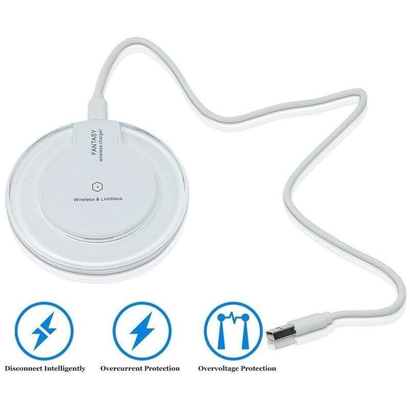 Carica batteria universale wireless ad induzione smartphone senza fili iPhone