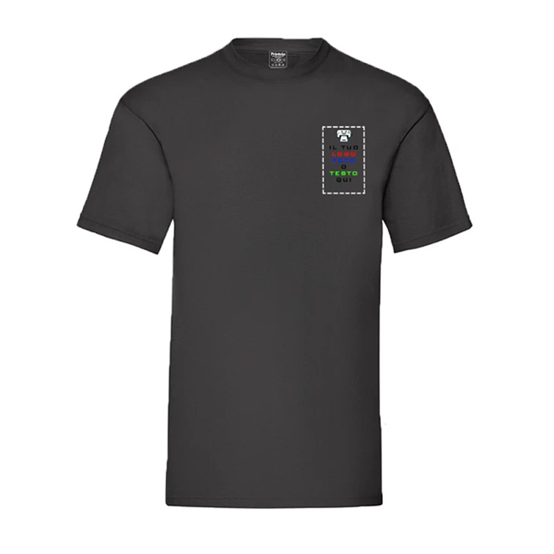 Maglietta Personalizzata,T-Shirt da Personalizzare con Stampa sul cuore,con Foto Loghi e Scritte