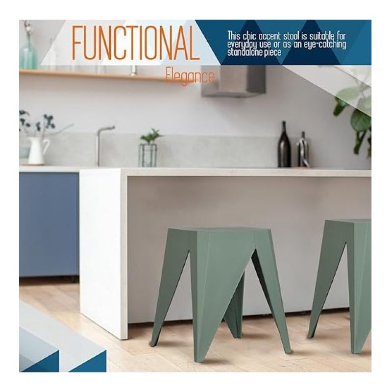 Generico Sgabello moderno di design da interno casa cucina giardino...